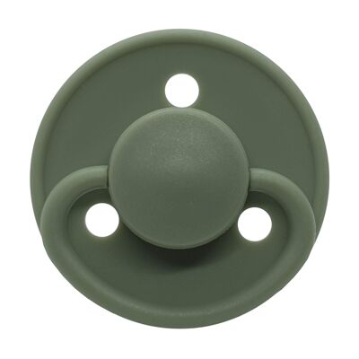 Sucette Ronde Silicone 0m Vert Saule