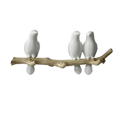 Appendiabiti da parete - Appendiabiti per uccelli canori - Medio - Decorazioni per la casa - Appendiabiti