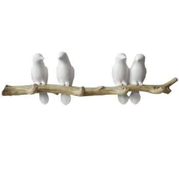 Porte-clés - Cintre d'oiseaux chanteurs - Grand - Décoration d'intérieur - Cintre d'oiseaux 1
