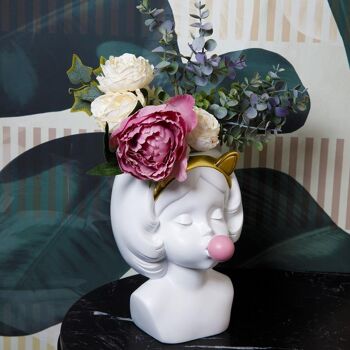 Jardinière - Bubble Gum Girl - Kitty - Décoration d'intérieur - Vase à fleurs 15