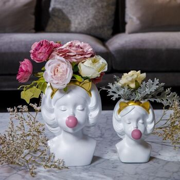 Jardinière - Bubble Gum Girl - Kitty - Décoration d'intérieur - Vase à fleurs 12