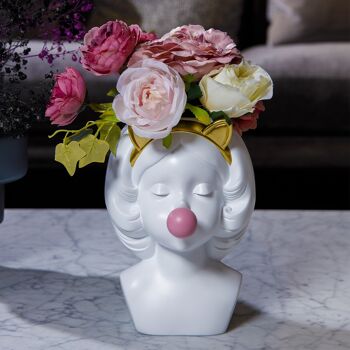 Jardinière - Bubble Gum Girl - Kitty - Décoration d'intérieur - Vase à fleurs 10