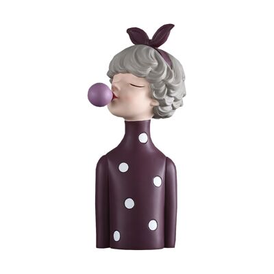 Ornaments - Girl Named Charlotte - Purple - Home Decor - Figurine