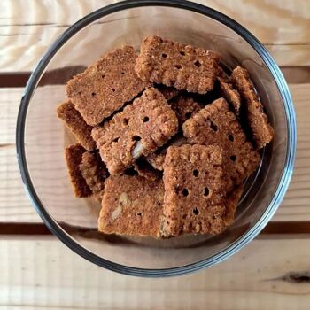 Biscuit apéritif aux graines de tournesol et piment d'Espelette AOP BIO  en VRAC 3kg 3