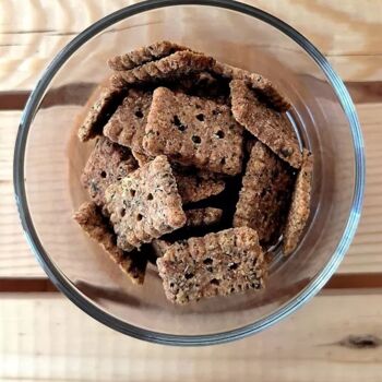 Biscuit apéritif aux graines de tournesol et piment d'Espelette AOP BIO  en VRAC 3kg 8