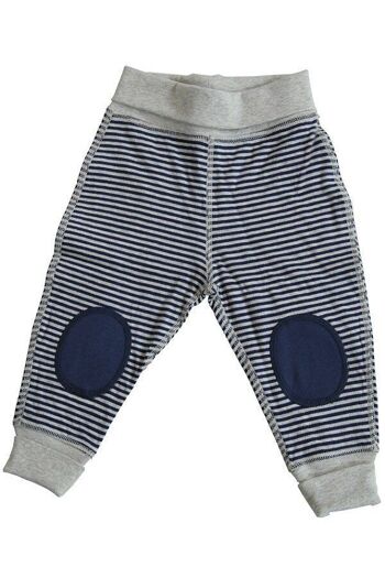 2782 | Pantalon réversible enfant - bleu marine-gris 1