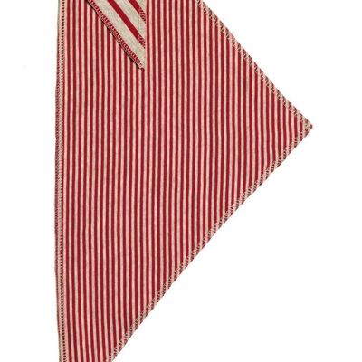 2853BR/4 | Triangular scarf (pack of 4) - brick red-beige melange