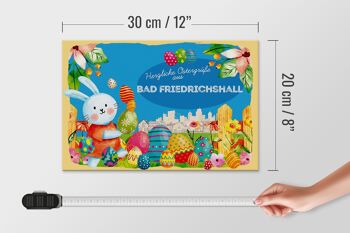 Panneau en bois Pâques Salutations de Pâques 30x20cm BAD FRIEDRICHSHALL cadeau 4