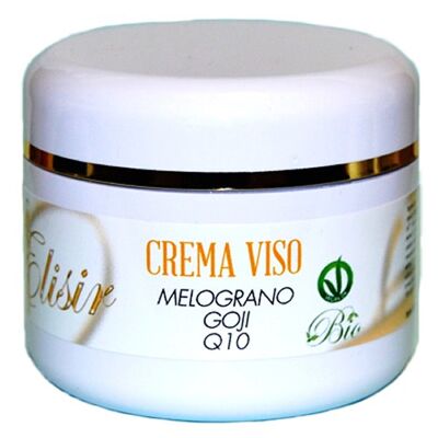 Crema facial Q10, Goji y Granada - 50ml