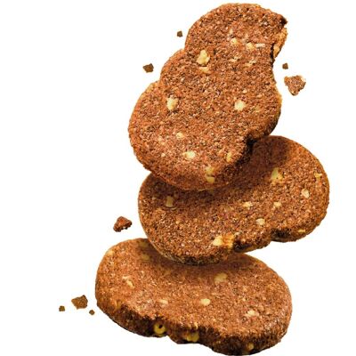 Frühstückskeks & Snack BIO-Haselnuss- und Kakaostücke in BULK 3kg