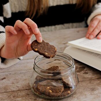 Biscuit petit-déjeuner & en-cas éclats de noisettes et cacao BIO en VRAC 3kg 3