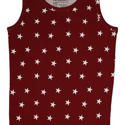 3221-07 | Camiseta sin mangas para niñas - Rojo oscuro