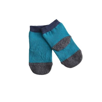 3309 | Chaussettes enfant - pétrole (pack de 6)