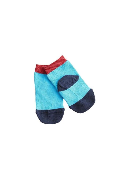 3310 | Kindersocken - Denimblau (6er Pack)