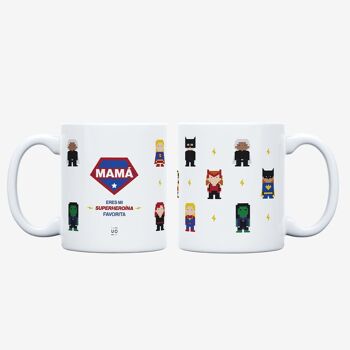 Mug "Maman, tu es mon super-héros préféré" 1