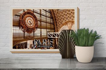 Panneau en bois voyage 30x20cm Paris France Musée d'Orsay musée d'art 3