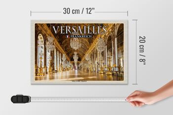 Panneau en bois voyage 30x20cm Château de Versailles France de l'intérieur 4