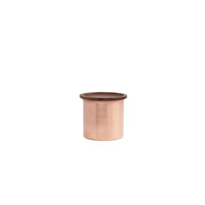 Ayasa Jar (0.5L) in Copper, with wooden lid