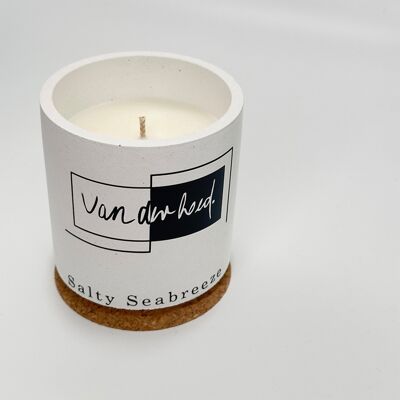 Salty Seabreeze - scented candle, 100% handmade