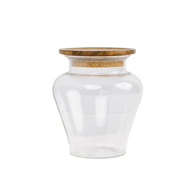 Kosa Clear Glass Storage Jar (2L)