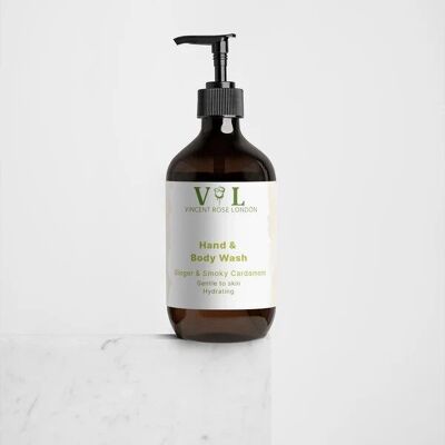 Hand & Body Wash, Ginger & Smoky Cardamom