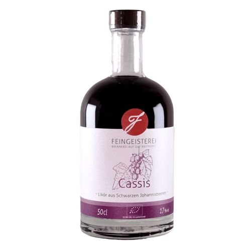 Cassis Likör aus schwarzen Johannisbeeren (BIO) - 50cl