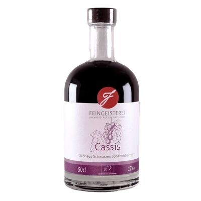 Cassis liqueur made from blackcurrants (organic) - 50cl