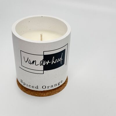 Spiced Orange - scented candle, 100% handmade