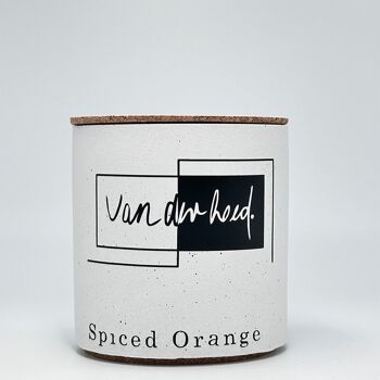 Orange épicée - bougie parfumée, 100% faite à la main 2