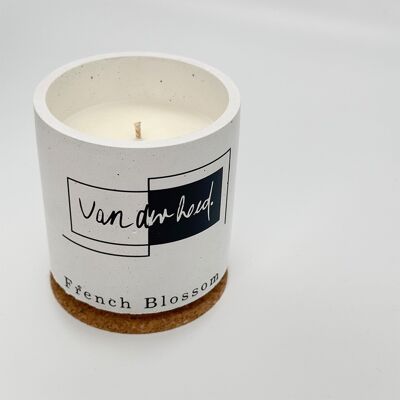 French Blossom - scented candle, 100% handmade