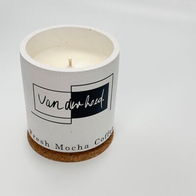 Fresh Mocha Coffee - scented candle, 100% handmade