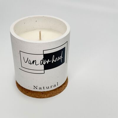 Natural - Candle, 100% handmade