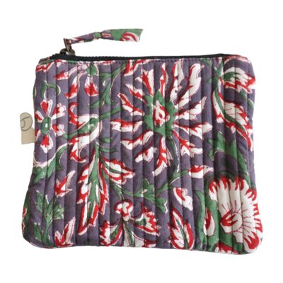 Clutch in cotone stampa floreale N°37