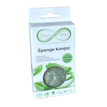 Eponge Konjac 100% Naturelle Visage - En Boite | Plusieurs Modèles au Choix 15