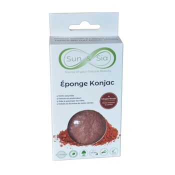 Eponge Konjac 100% Naturelle Visage - En Boite | Plusieurs Modèles au Choix 38