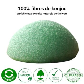 Eponge Konjac 100% Naturelle Visage - En Boite | Plusieurs Modèles au Choix 41