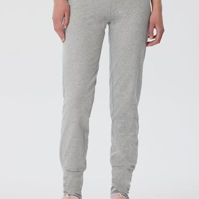 4415G | Pantalón de yoga elástico para mujer - gris claro