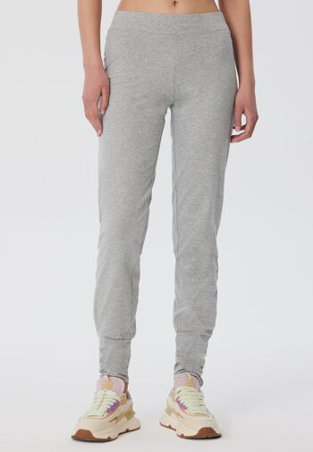 4415G | Pantalon de yoga stretch femme - gris clair 1