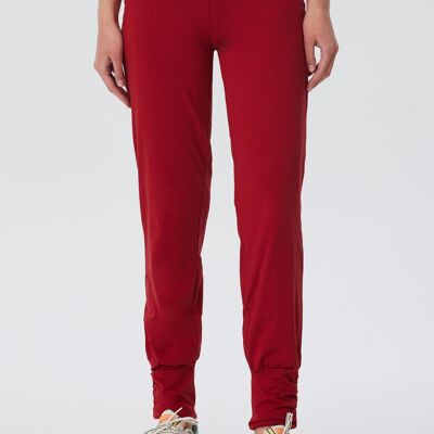 4415K | Pantaloni da yoga da donna elasticizzati - rossi
