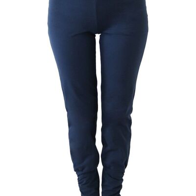 4415NV | Pantaloni da yoga elasticizzati da donna - Blu marino
