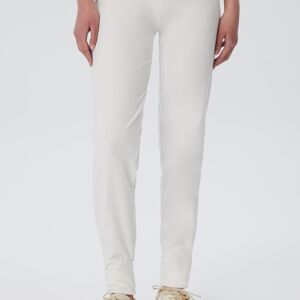 4415W | Pantalon de yoga stretch femme - blanc naturel