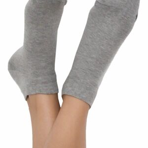 9303 | Chaussettes sneaker unisexe - gris chiné (pack de 6)