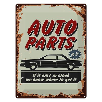 Metal sign retro 30x40cm Auto Parts Service