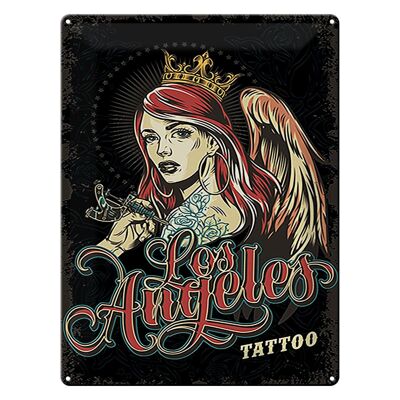 Tin sign Pinup 30x40cm Tattoo Los Angeles