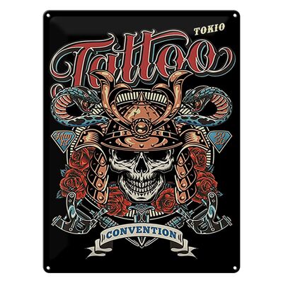 Cartel de chapa Tatuaje 30x40cm Convención de Tokio 13 de mayo