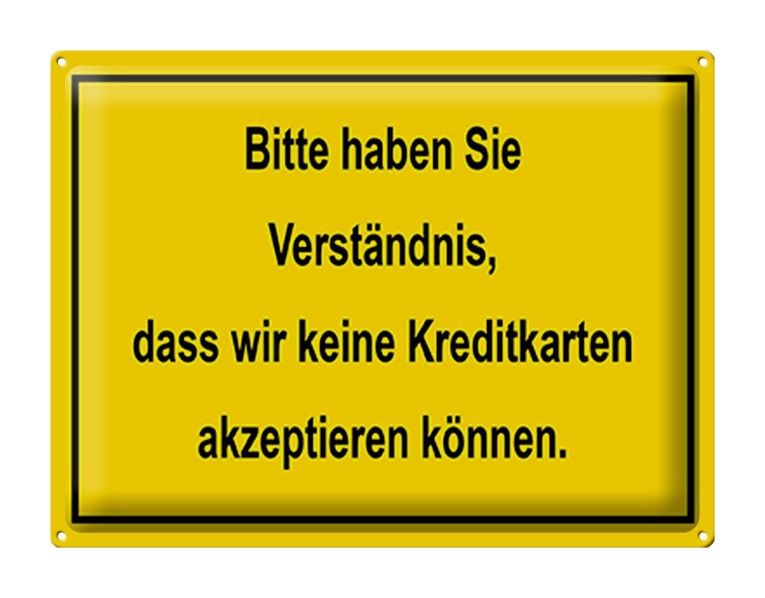 Nota targa in metallo 40x30 cm Per favore capisci