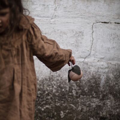 Historia del juguete natural. Apple en los imanes y pequeño amigo