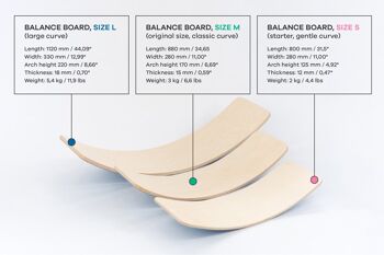 Planche d'équilibre, taille S 8
