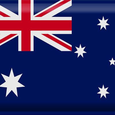 Targa in metallo Bandiera Australia 40x30 cm Bandiera dell'Australia