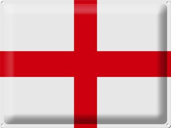 Drapeau de l'Angleterre en étain, 40x30cm, drapeau de l'Angleterre 1
